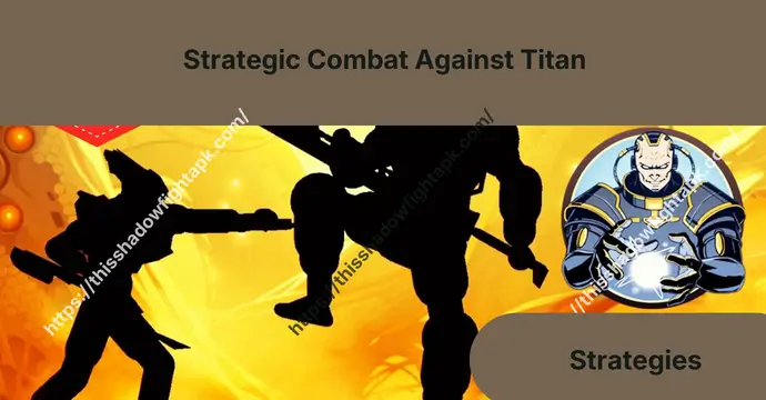 Shadow Fight 2 Titan MOD APK 12 Strategic combat approach against Titan instead of button mashing