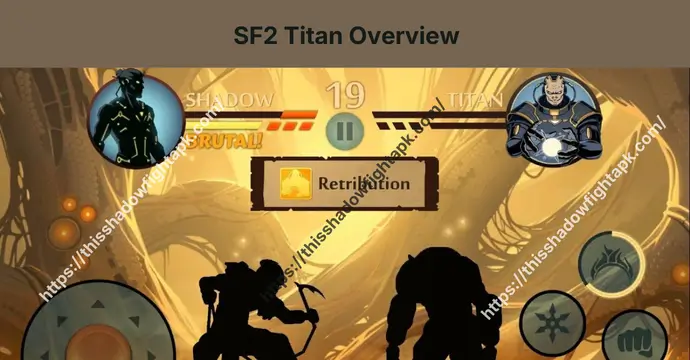 Shadow Fight 2 Titan MOD APK 2 Hero banner of Shadow Fight 2 Titan MOD APK featuring Titan boss