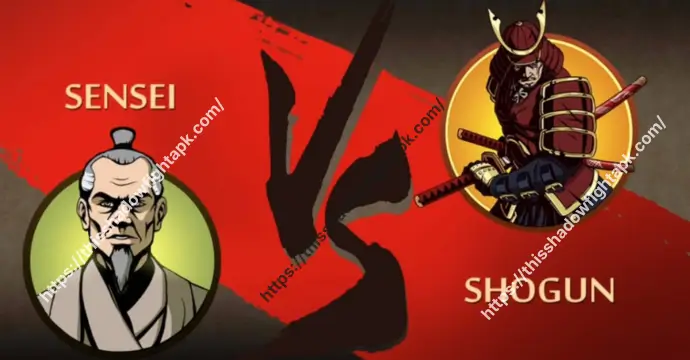 SF2 Special Edition 4 Old Wounds story scene with Sensei in Shadow Fight 2 Special Edition