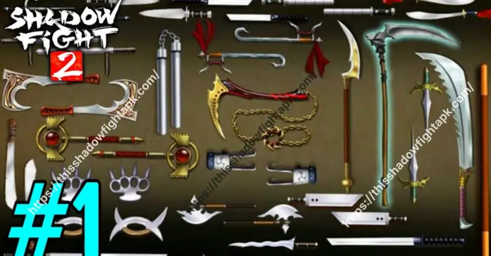 SF2 Special Edition 7 Weapons and armor unlocked in Shadow Fight 2 Special Edition MOD
