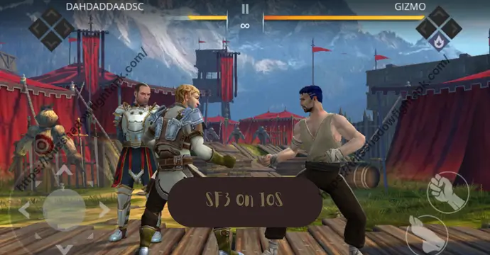 Shadow Fight 3 14 Shadow Fight 3 MOD APK gameplay on iOS devices