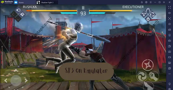 Shadow Fight 3 15 laying Shadow Fight 3 MOD APK on PC using emulator