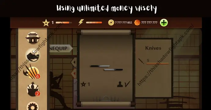 Beginner Strategies & Pro Tips for Shadow Fight 2 MOD APK 6 Using unlimited money wisely in Shadow Fight 2 MOD APK