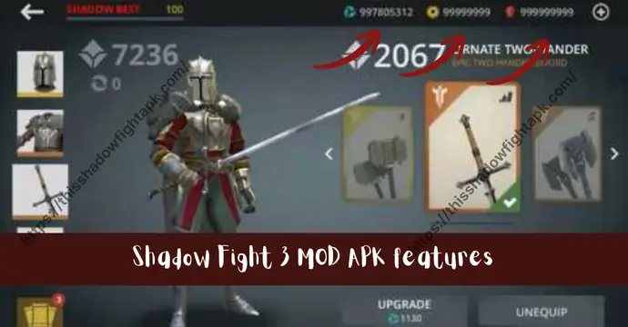 Shadow Fight 3 MOD APK features that actually work in the latest version
