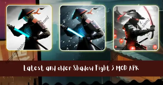Comparison between latest and older Shadow Fight 3 MOD APK versions