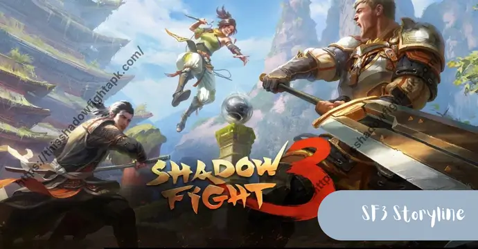 Shadow Fight 3 3 Shadow Fight 3 MOD APK storyline cinematic with characters interacting