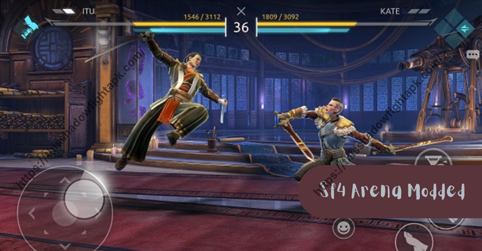 Shadow Fight 4 Arena MOD APK 2026 with unlocked heroes unlimited money and no ads
