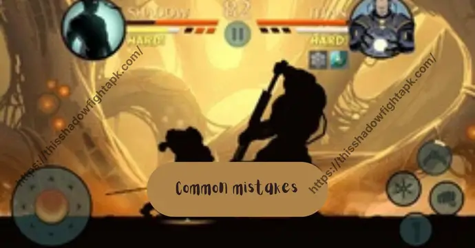 Common mistakes players make when fighting Titan in Shadow Fight 2