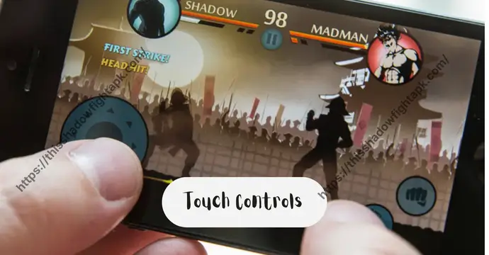 SF2 FOR IOS 4 Using touch controls and gestures in Shadow Fight 2 MOD APK on iOS